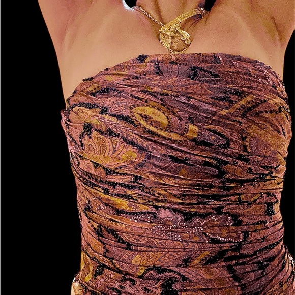 Carmen Marc Valvo blouse strapless - Picture 1 of 8